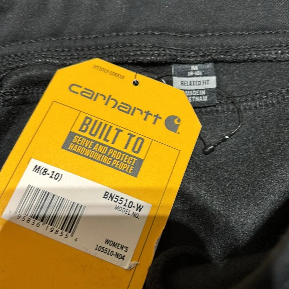 Carhartt Relaxed Fit Midrise joggers,elastic drawstring waist,hip & a zip pocket - Picture 9 of 9